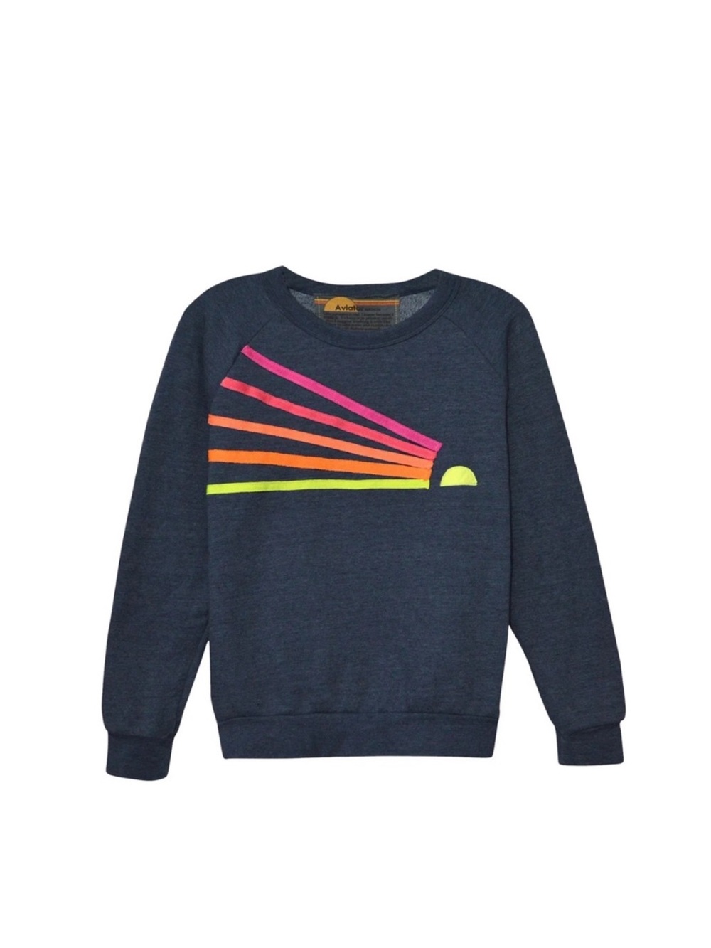 Aviator Nation Heather Navy Daydreamer Sweatshirt. Size Medium